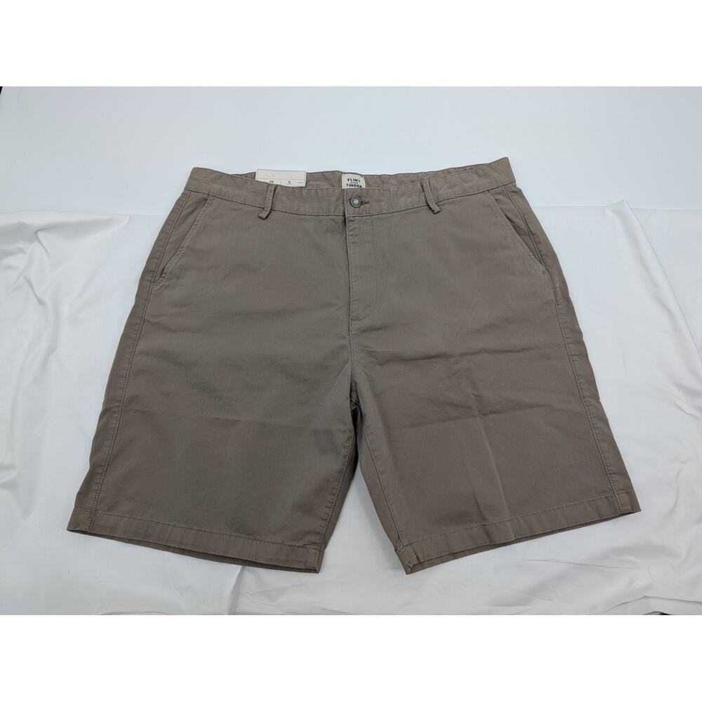 NWT Huckberry Flint and Tinder Shorts Men's 38 9 Inch Inseam Tan